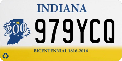 IN license plate 979YCQ