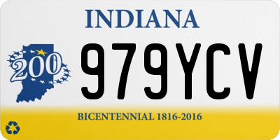 IN license plate 979YCV