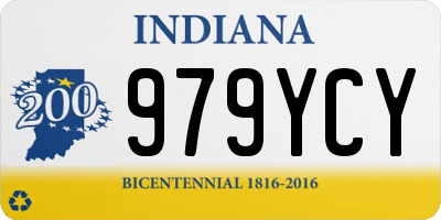 IN license plate 979YCY
