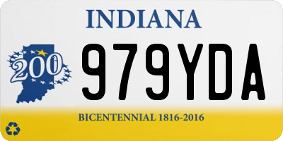 IN license plate 979YDA