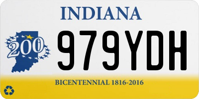 IN license plate 979YDH