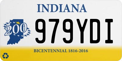 IN license plate 979YDI