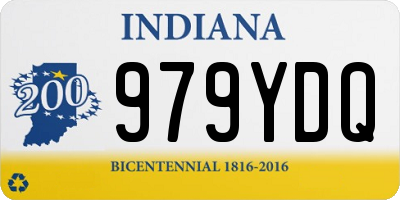 IN license plate 979YDQ
