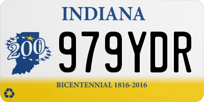 IN license plate 979YDR