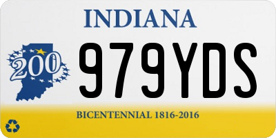 IN license plate 979YDS