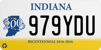 IN license plate 979YDU