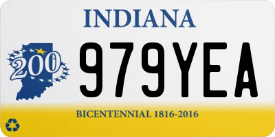 IN license plate 979YEA