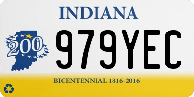 IN license plate 979YEC