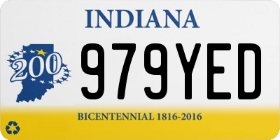 IN license plate 979YED