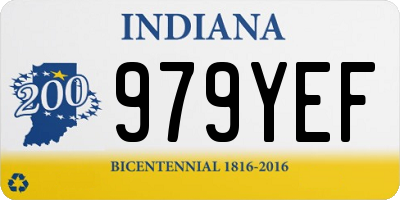 IN license plate 979YEF