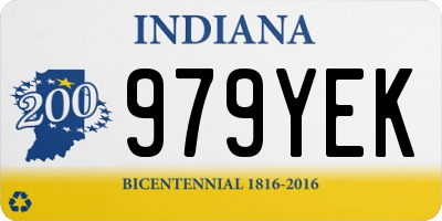 IN license plate 979YEK