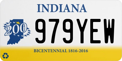 IN license plate 979YEW
