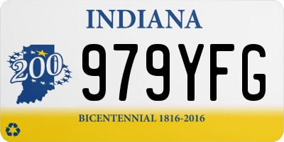IN license plate 979YFG