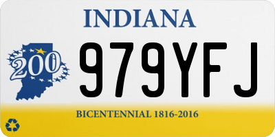 IN license plate 979YFJ
