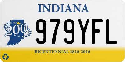 IN license plate 979YFL