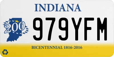 IN license plate 979YFM