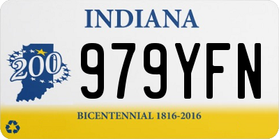 IN license plate 979YFN