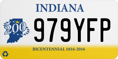 IN license plate 979YFP