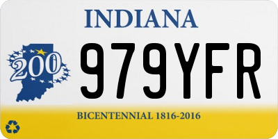 IN license plate 979YFR