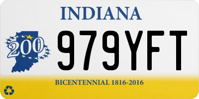 IN license plate 979YFT