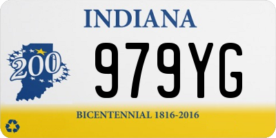 IN license plate 979YG
