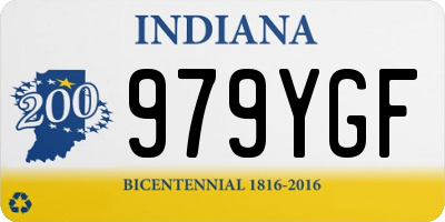 IN license plate 979YGF