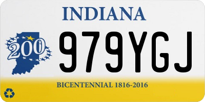IN license plate 979YGJ