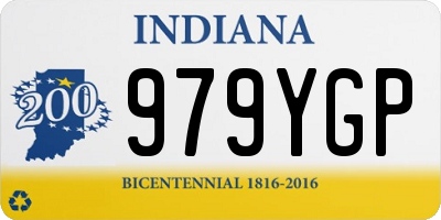 IN license plate 979YGP