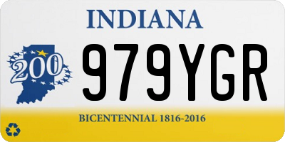 IN license plate 979YGR