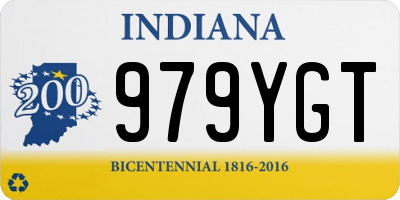 IN license plate 979YGT