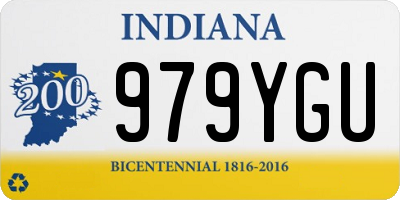 IN license plate 979YGU