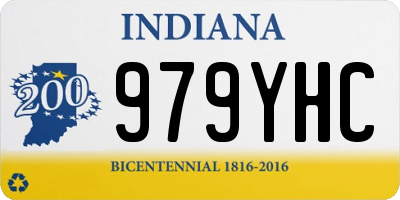 IN license plate 979YHC