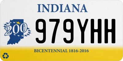 IN license plate 979YHH