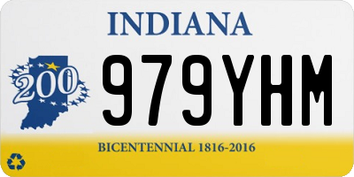 IN license plate 979YHM