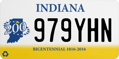 IN license plate 979YHN