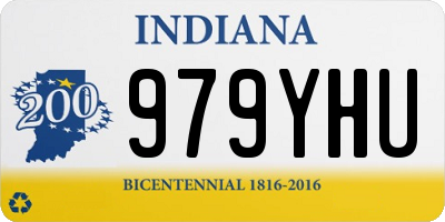 IN license plate 979YHU