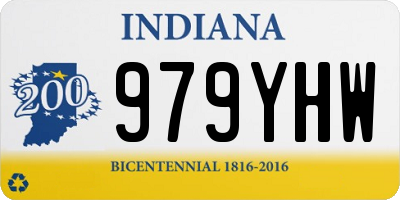 IN license plate 979YHW