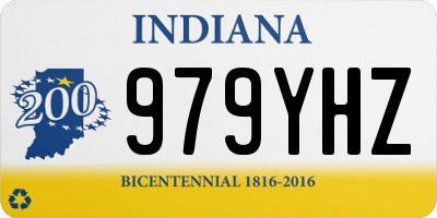 IN license plate 979YHZ