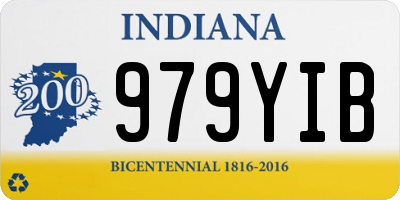 IN license plate 979YIB