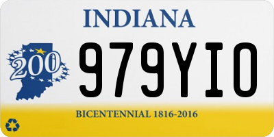 IN license plate 979YIO