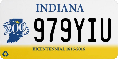 IN license plate 979YIU