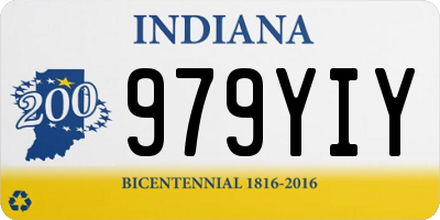 IN license plate 979YIY