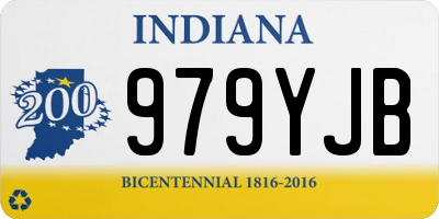 IN license plate 979YJB