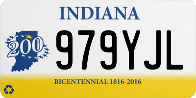 IN license plate 979YJL