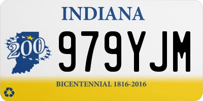 IN license plate 979YJM