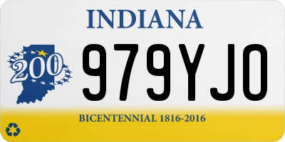 IN license plate 979YJO