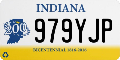 IN license plate 979YJP