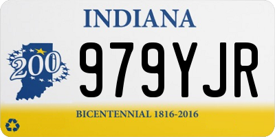 IN license plate 979YJR