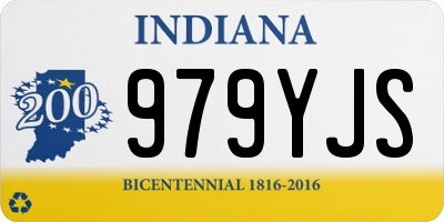 IN license plate 979YJS