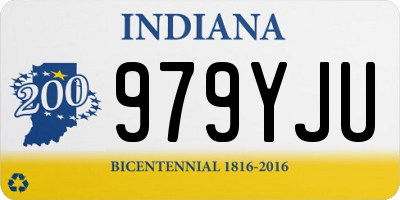 IN license plate 979YJU